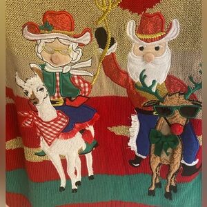 Giddy-Up Ugly Christmas Sweatshirt - Gently Used
